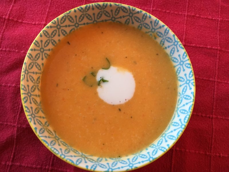 Twisted Thai Sweet Potato Soup