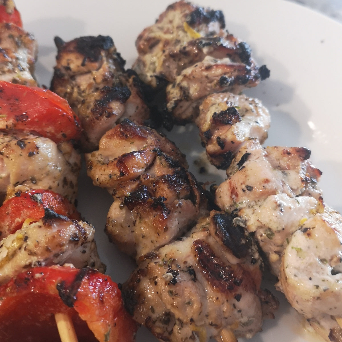 Wild Greek & Lemon Chicken Souvlaki